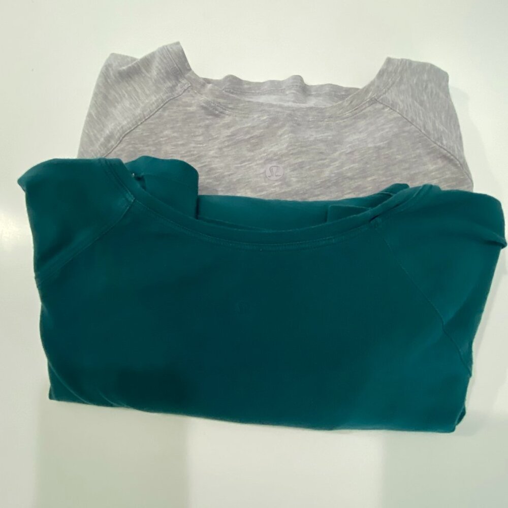 Lululemon Long Sleeved Shirt Lot of 2 size 8